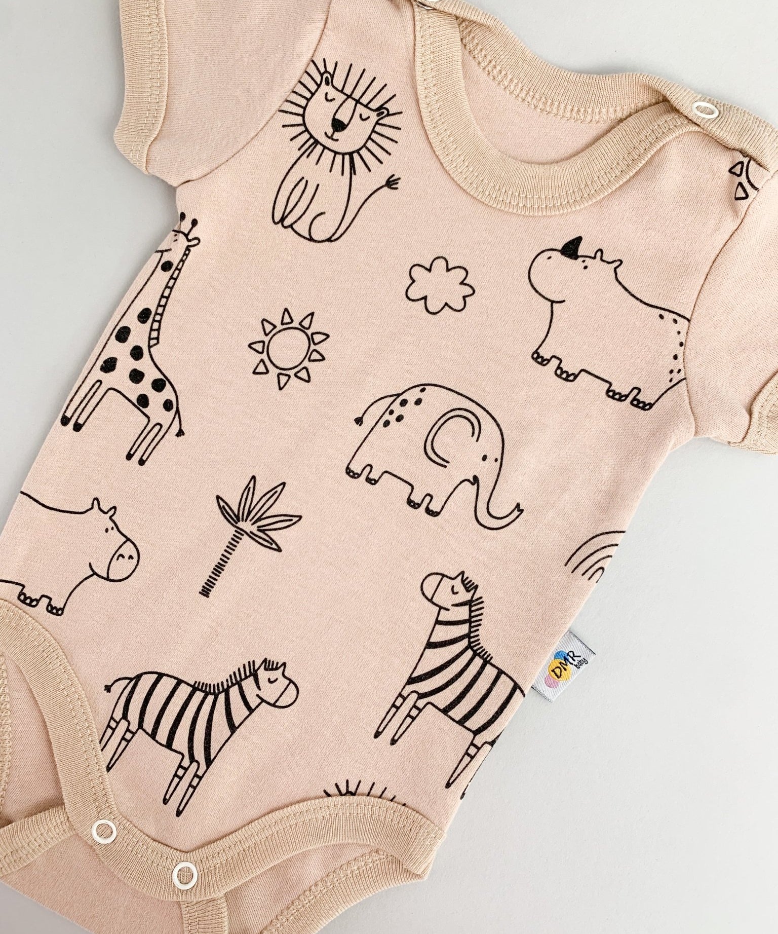 Body bebelus - crem cu animalute - Botez bebelusi