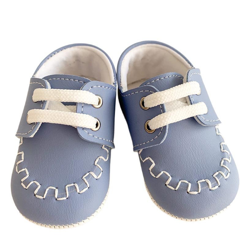 Botosei albastrii cu sireturi - Botez bebelusi