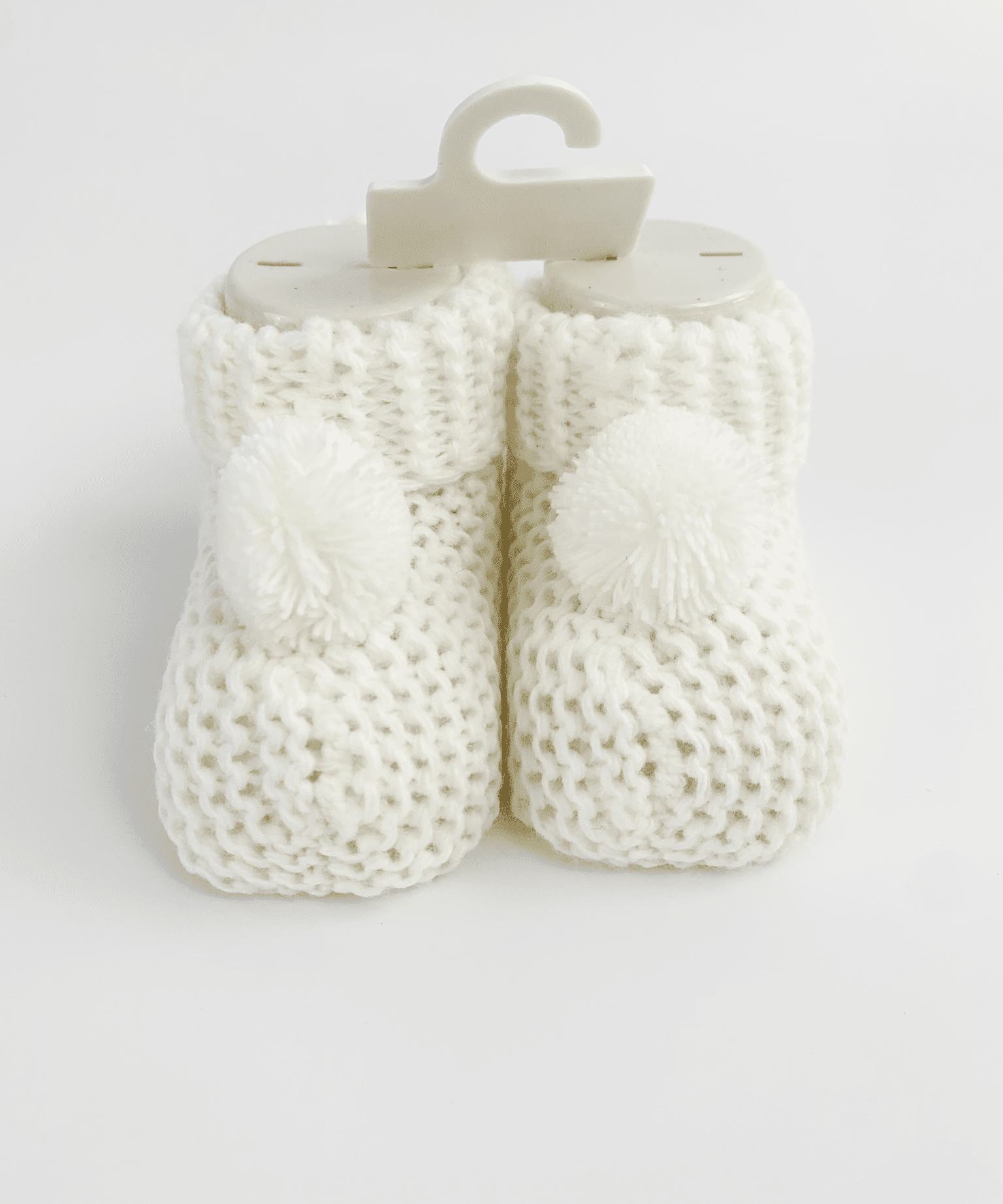 Botosei bebe tricotati - albi - Botez bebelusi