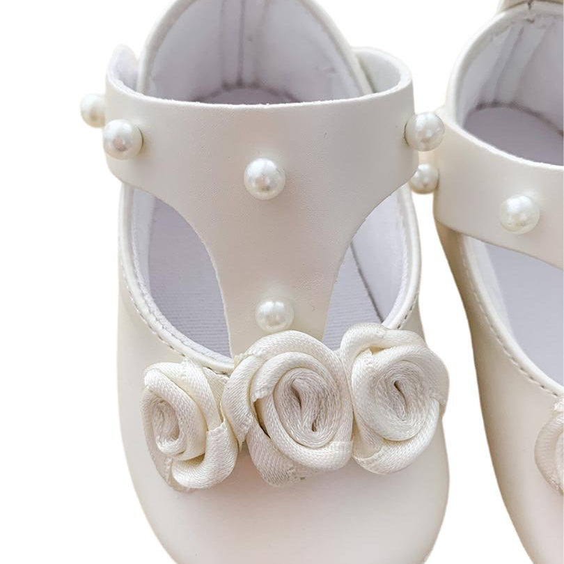 Botosei cu perle si flori - Botez bebelusi