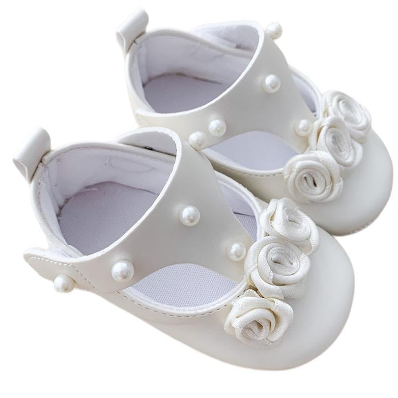 Botosei cu perle si flori - Botez bebelusi