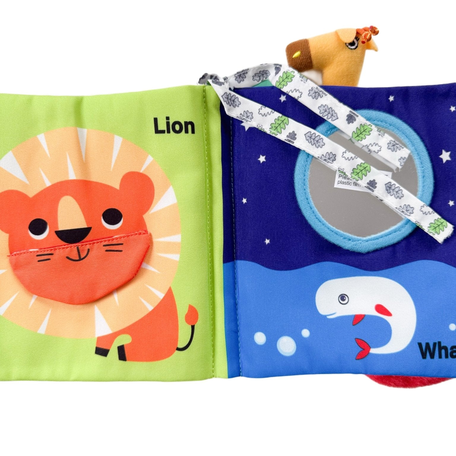 Carte bebe cu animale – Leu - Botez bebelusi