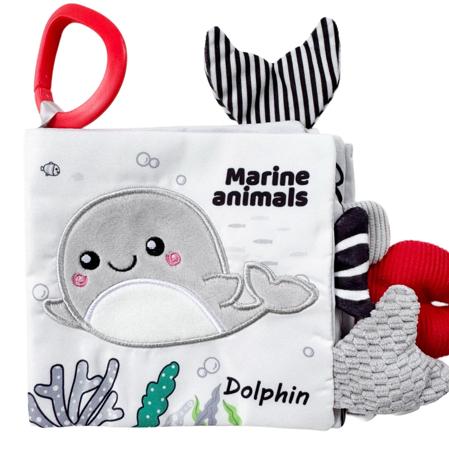 Carte cu animale zornaitoare – Delfin - Botez bebelusi