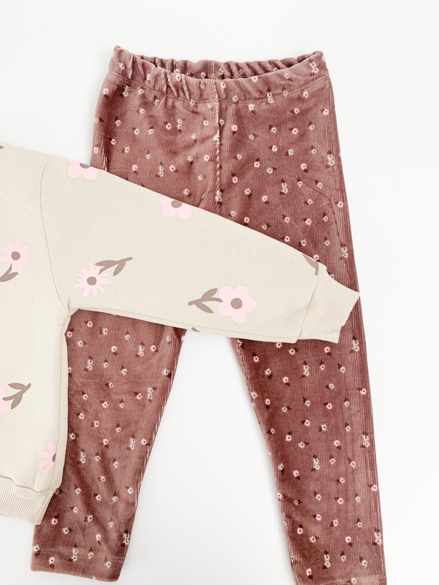 Compleu Dariana 2 piese - bej maro - Botez bebelusi