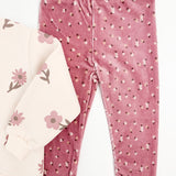 Compleu Dariana 2 piese - crem visiniu - Botez bebelusi