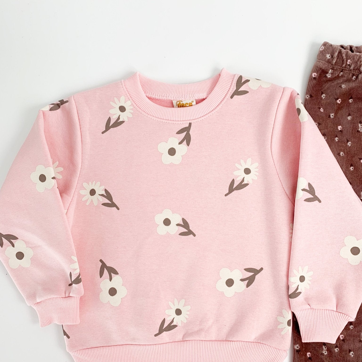 Compleu Dariana 2 piese - roz maro - Botez bebelusi