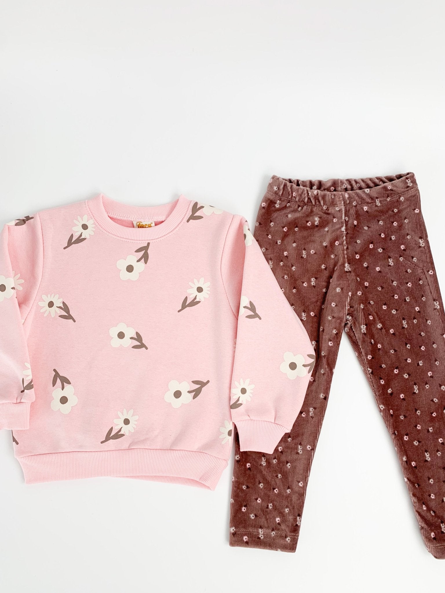 Compleu Dariana 2 piese - roz maro - Botez bebelusi