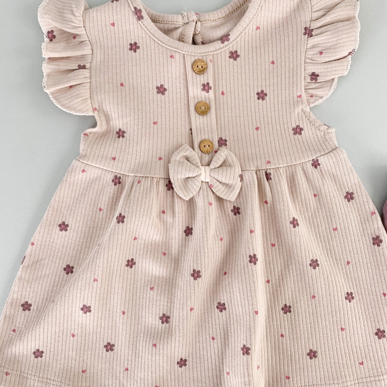 Compleu fetita cu floricele - Botez bebelusi