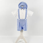 Costum bebelusi complet cu botosei - Andy - Botez bebelusi