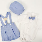 Costum bebelusi complet cu botosei - Andy - Botez bebelusi