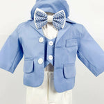Costum bebelusi complet cu botosei - Carlos - Botez bebelusi