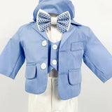 Costum bebelusi complet cu botosei - Carlos - Botez bebelusi