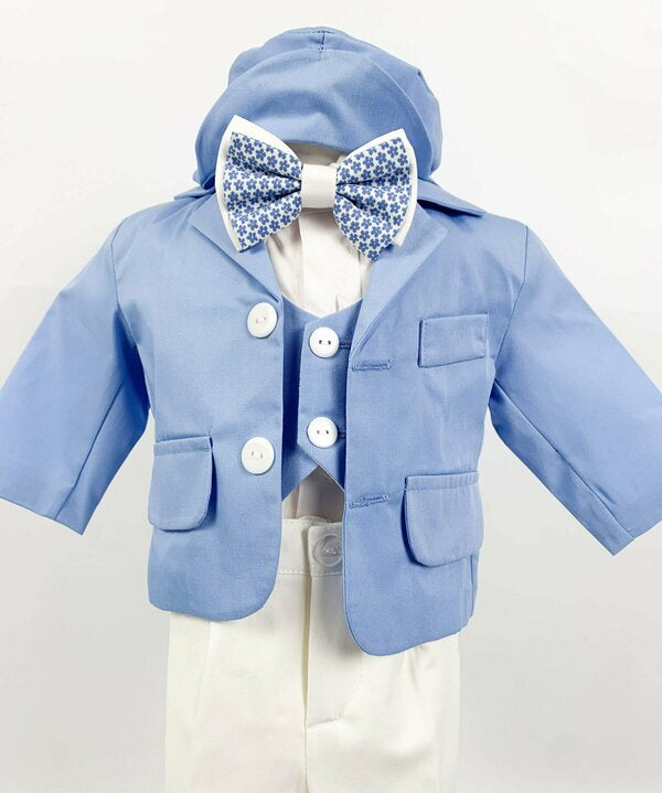Costum bebelusi complet cu botosei - Carlos - Botez bebelusi