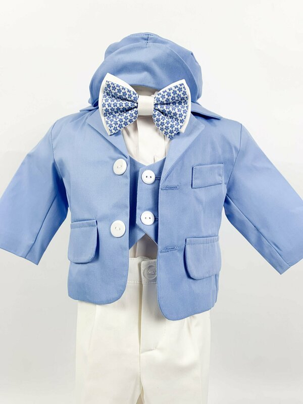 Costum bebelusi complet cu botosei - Carlos - Botez bebelusi