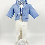 Costum bebelusi complet cu botosei - Carlos - Botez bebelusi