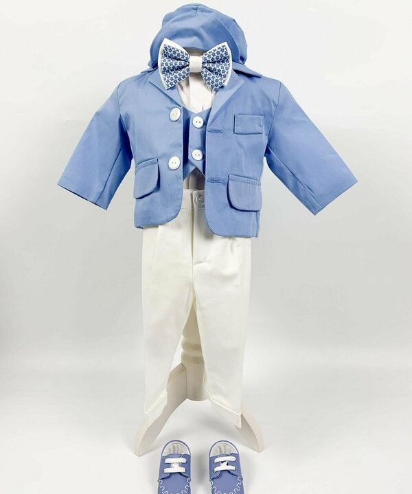 Costum bebelusi complet cu botosei - Carlos - Botez bebelusi