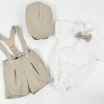Costum bebelusi complet cu botosei - Thedy - Botez bebelusi
