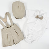 Costum bebelusi complet cu botosei - Thedy - Botez bebelusi