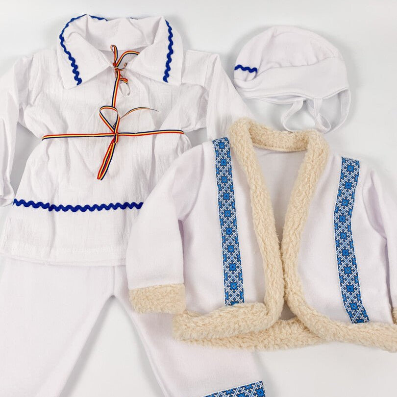 Costum traditional botez baiat Codrin - Botez bebelusi