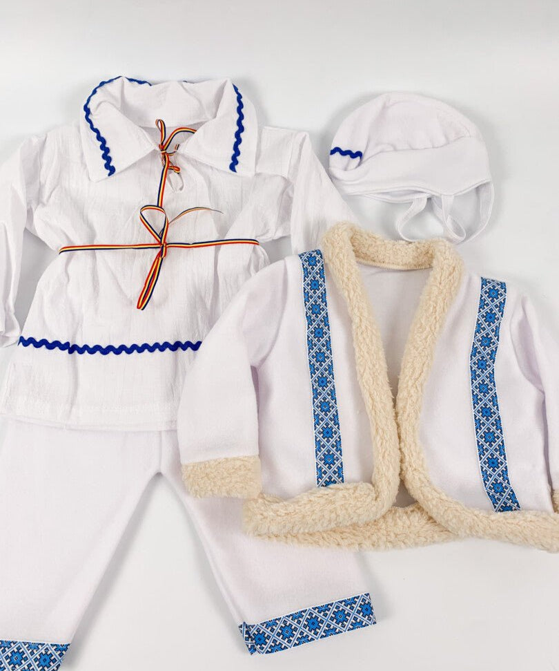 Costum traditional botez baiat Codrin - Botez bebelusi
