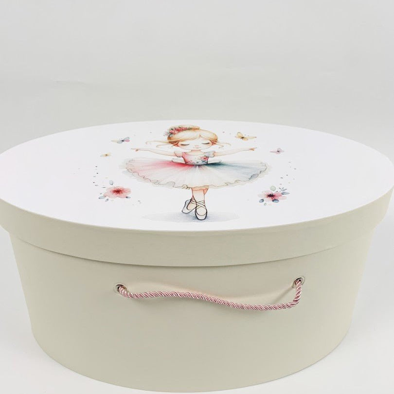 Cufar ivoire cu balerina - Botez bebelusi