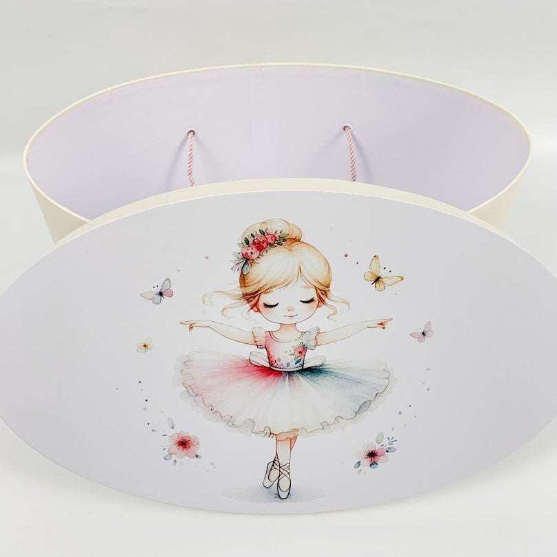 Cufar ivoire cu balerina - Botez bebelusi