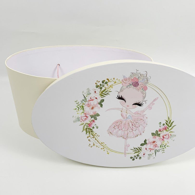 Cufar ivoire cu fetita dansatoare - Botez bebelusi