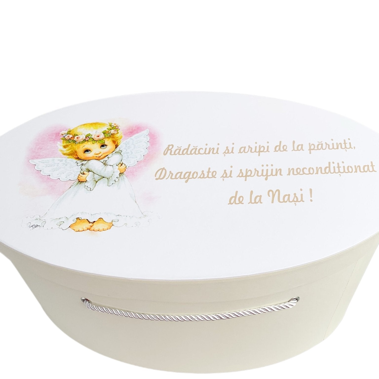 Cufar ivoire cu ingeras - Botez bebelusi