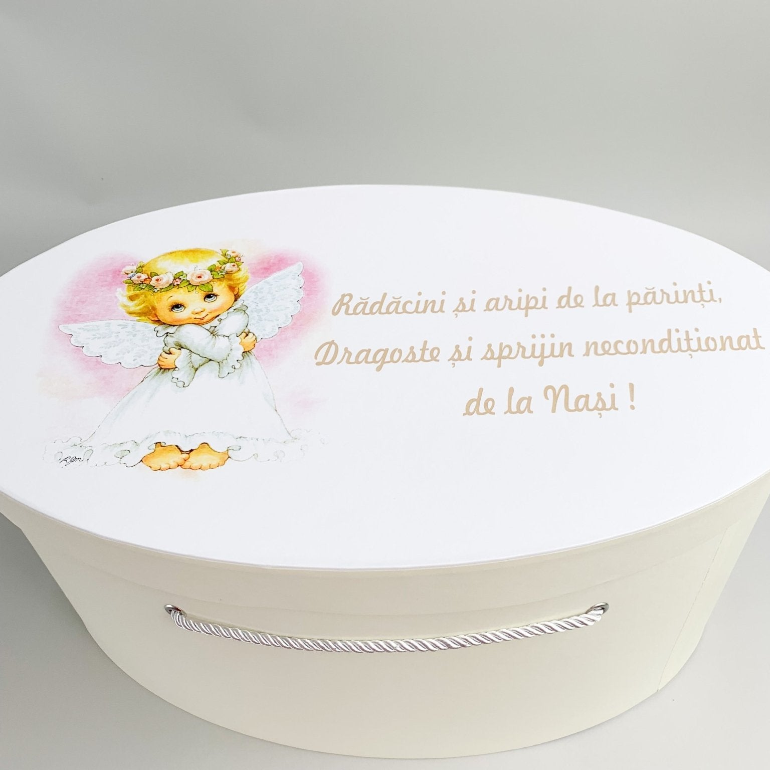 Cufar ivoire cu ingeras - Botez bebelusi