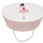 Cufar roz cu balerina - Botez bebelusi