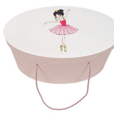 Cufar roz cu balerina - Botez bebelusi