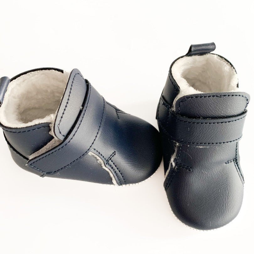 Incaltaminte iarna baiat albastra - Botez bebelusi