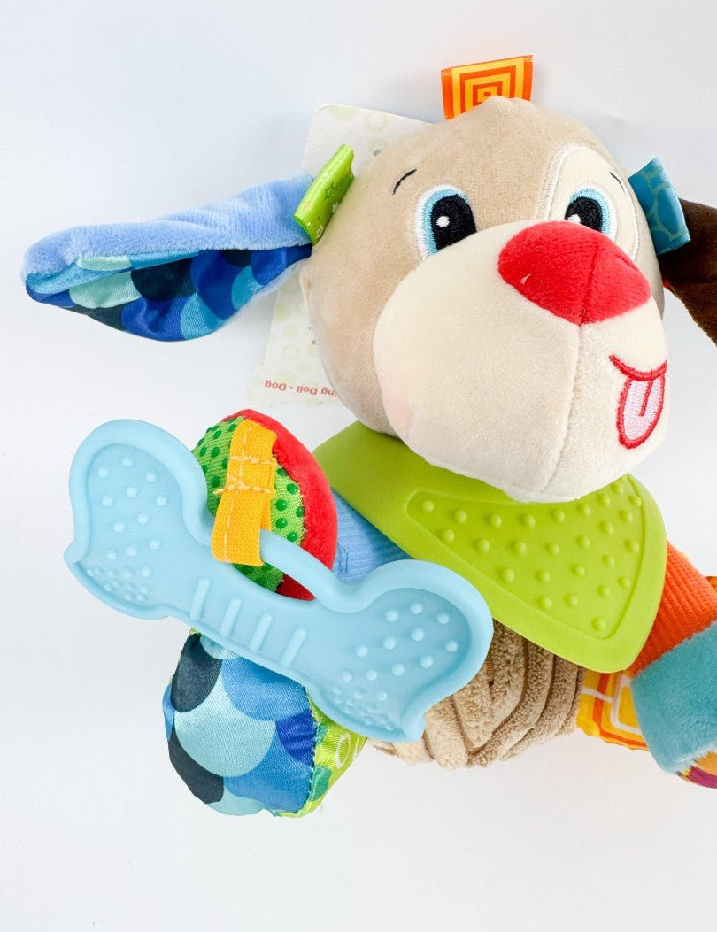 Jucarie plus pentru bebe – Catelus colorat - Botez bebelusi