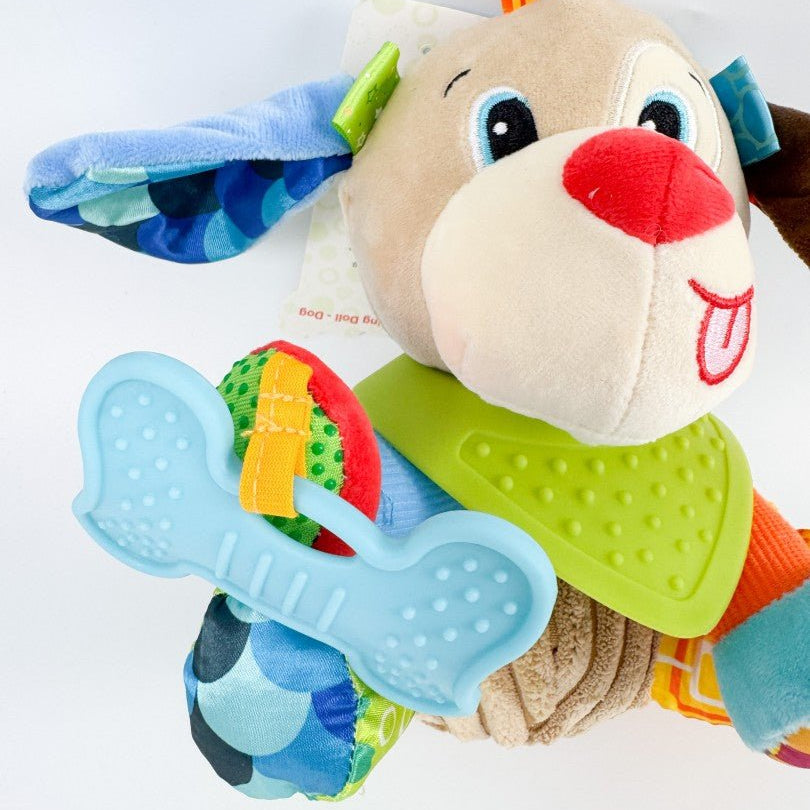 Jucarie plus pentru bebe – Catelus colorat - Botez bebelusi