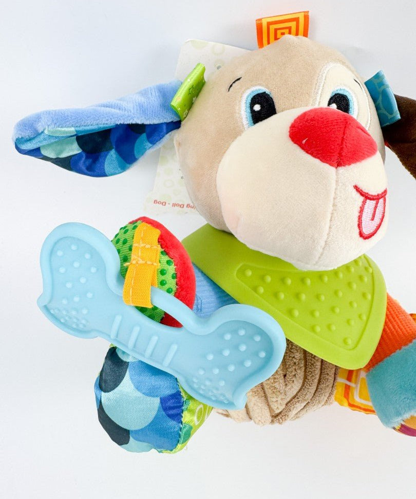 Jucarie plus pentru bebe – Catelus colorat - Botez bebelusi