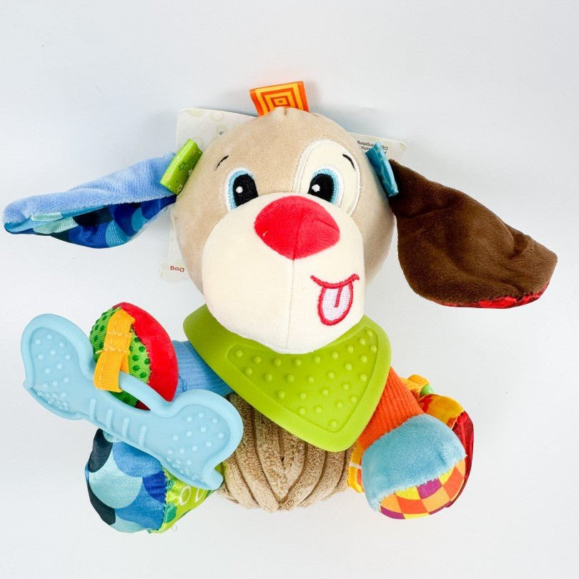 Jucarie plus pentru bebe – Catelus colorat - Botez bebelusi