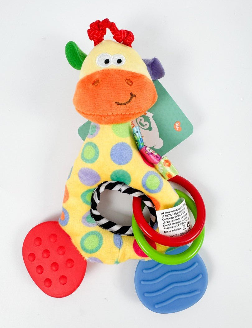 Jucarie plus pentru bebe – Girafa colorata - Botez bebelusi