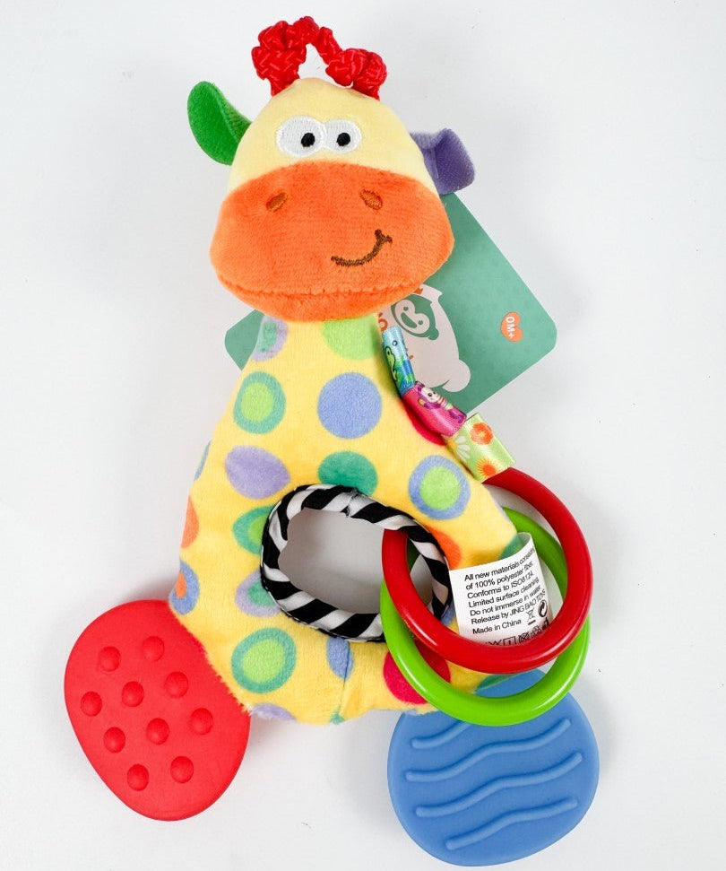 Jucarie plus pentru bebe – Girafa colorata - Botez bebelusi