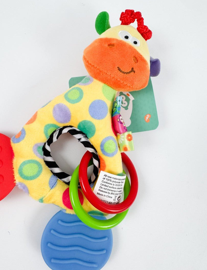 Jucarie plus pentru bebe – Girafa colorata - Botez bebelusi