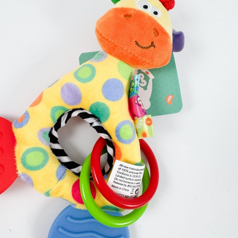Jucarie plus pentru bebe – Girafa colorata - Botez bebelusi