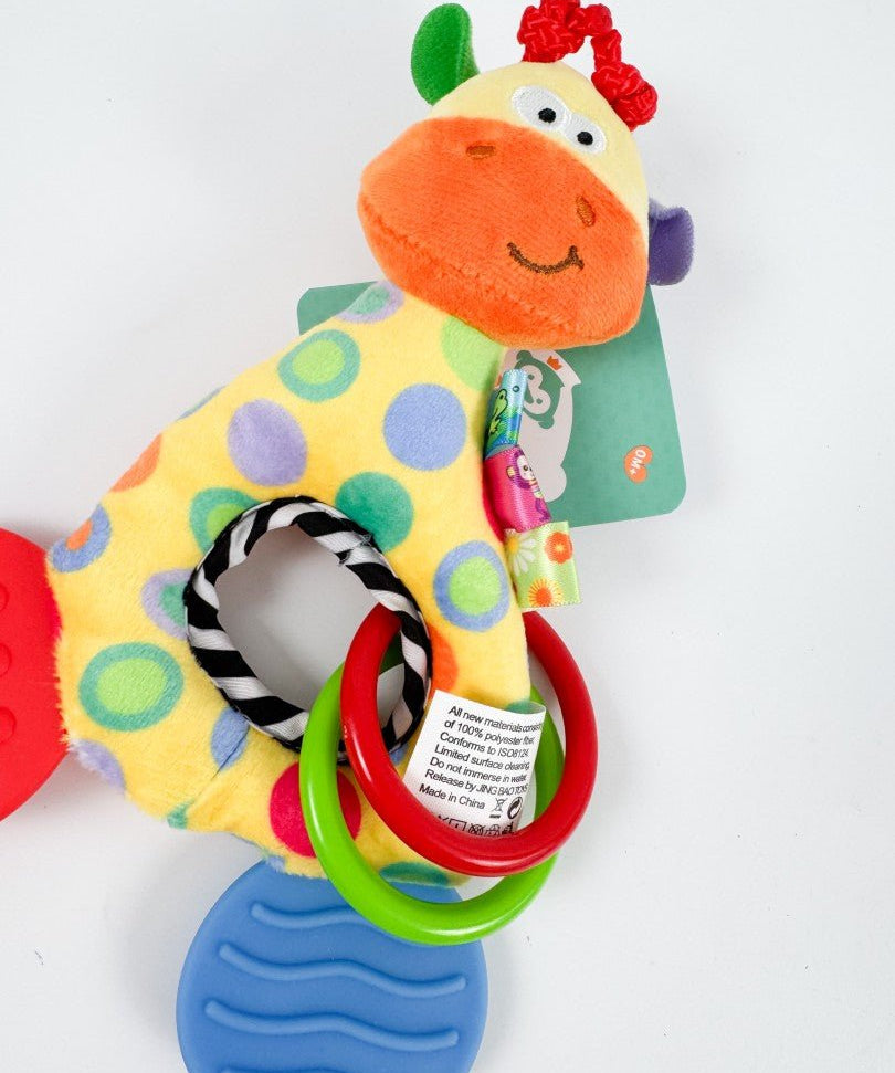 Jucarie plus pentru bebe – Girafa colorata - Botez bebelusi