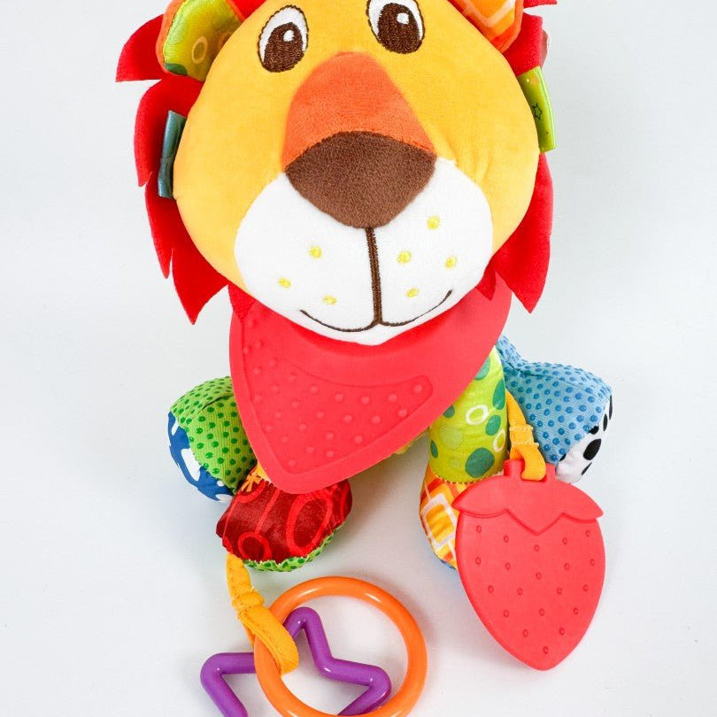 Jucarie plus pentru bebe – Leu colorat - Botez bebelusi