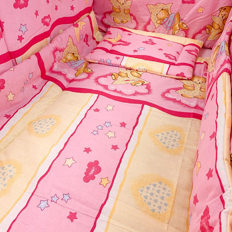 Lenjerie patut bebelus Ursulețul somnoros - Botez bebelusi