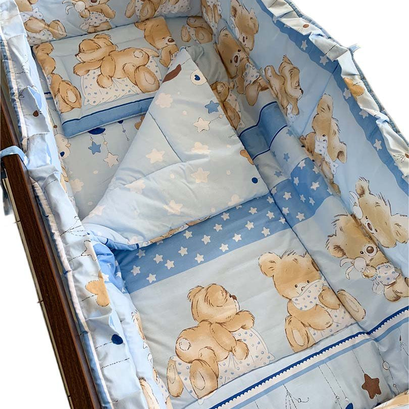 Lenjerie pătuț copii baiat - Botez bebelusi