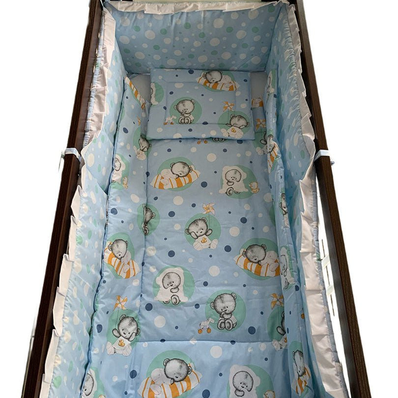 Lenjerie ursuleț cu buline - Botez bebelusi