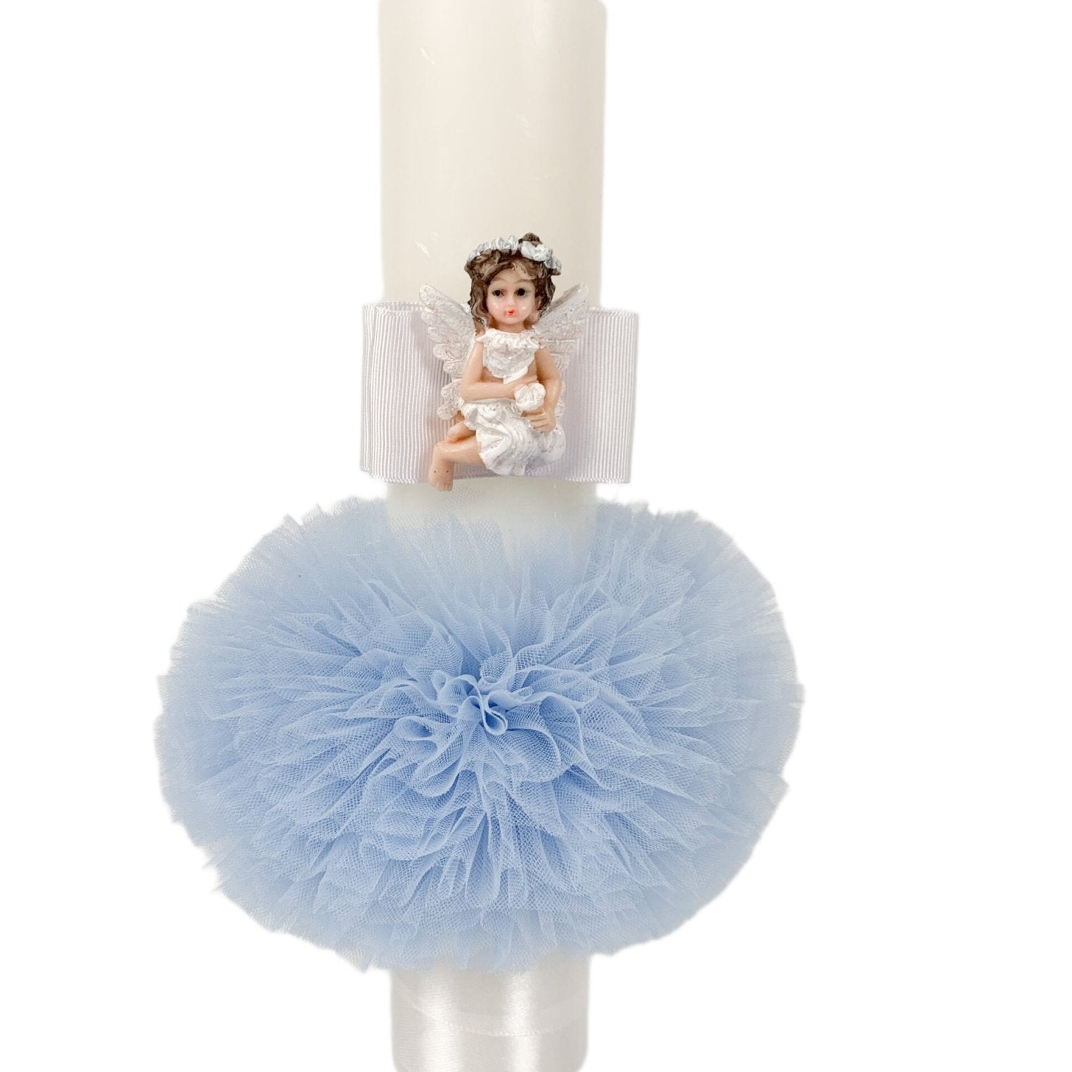 Lumanare ceara Blue - Botez bebelusi