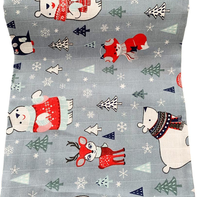 Muselină Zoo - Botez bebelusi