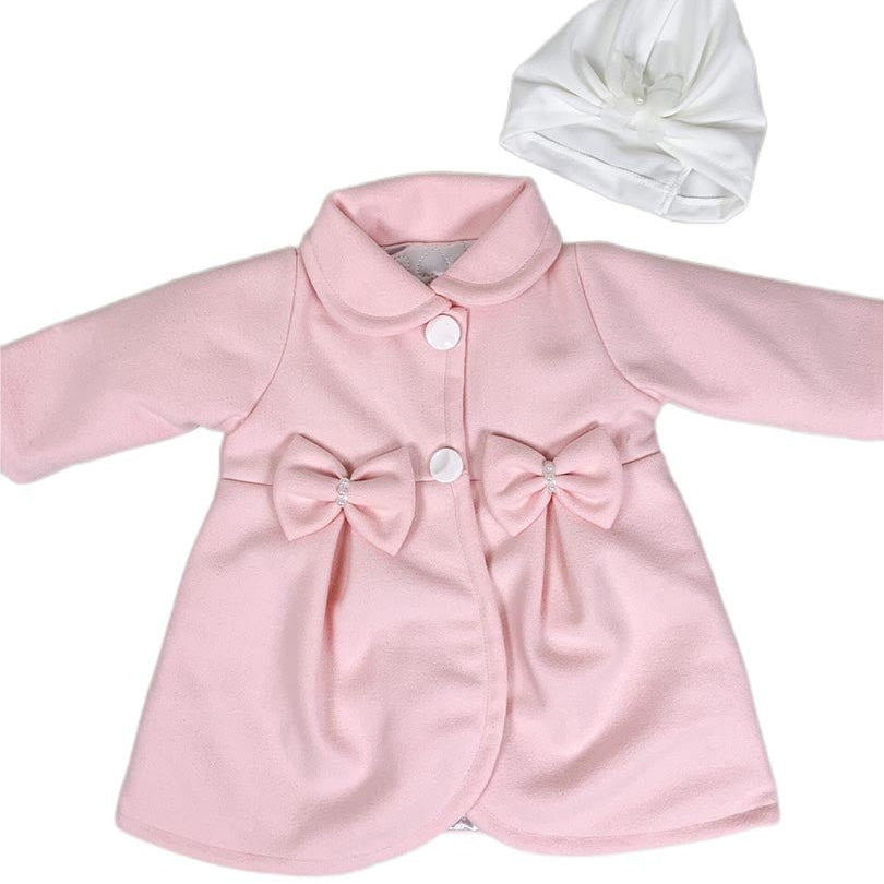 Palton fetita roz - Botez bebelusi