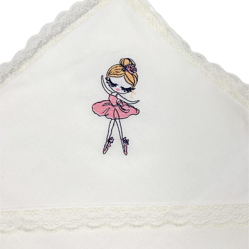 Panza mir ivoire cu balerina - Botez bebelusi