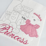 Patura bebelus bumbac cu printesa - Botez bebelusi